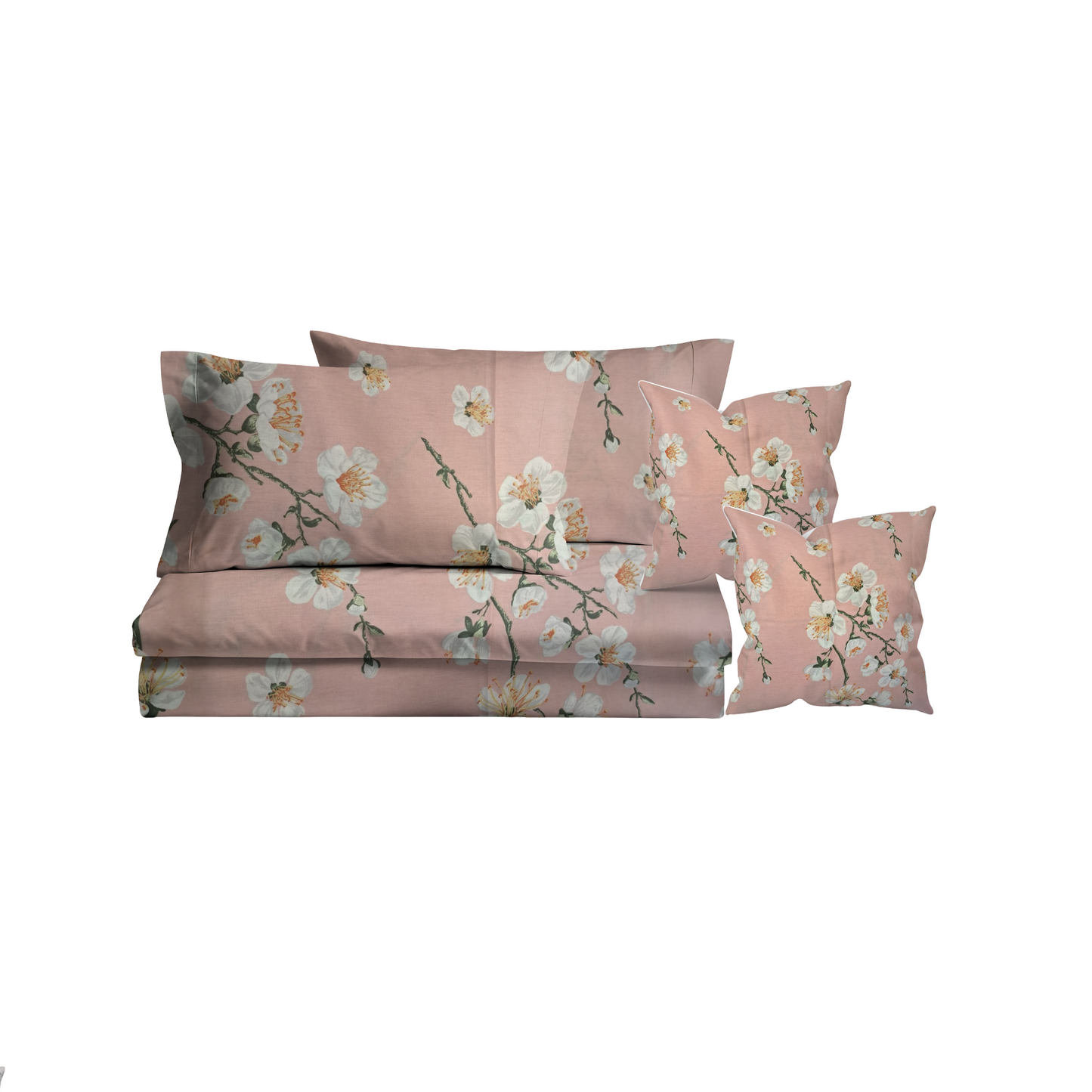 100% Cotton Bedding Set – Double & King Size, set of 6