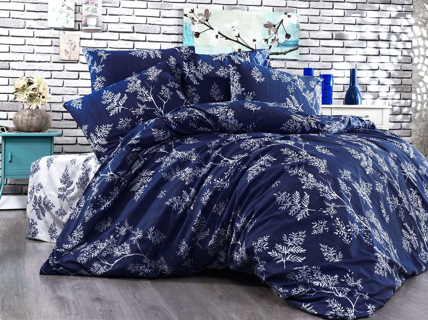 Bedding Sheets Pack of 3 Double Size Duvet Cover & Pillowcases