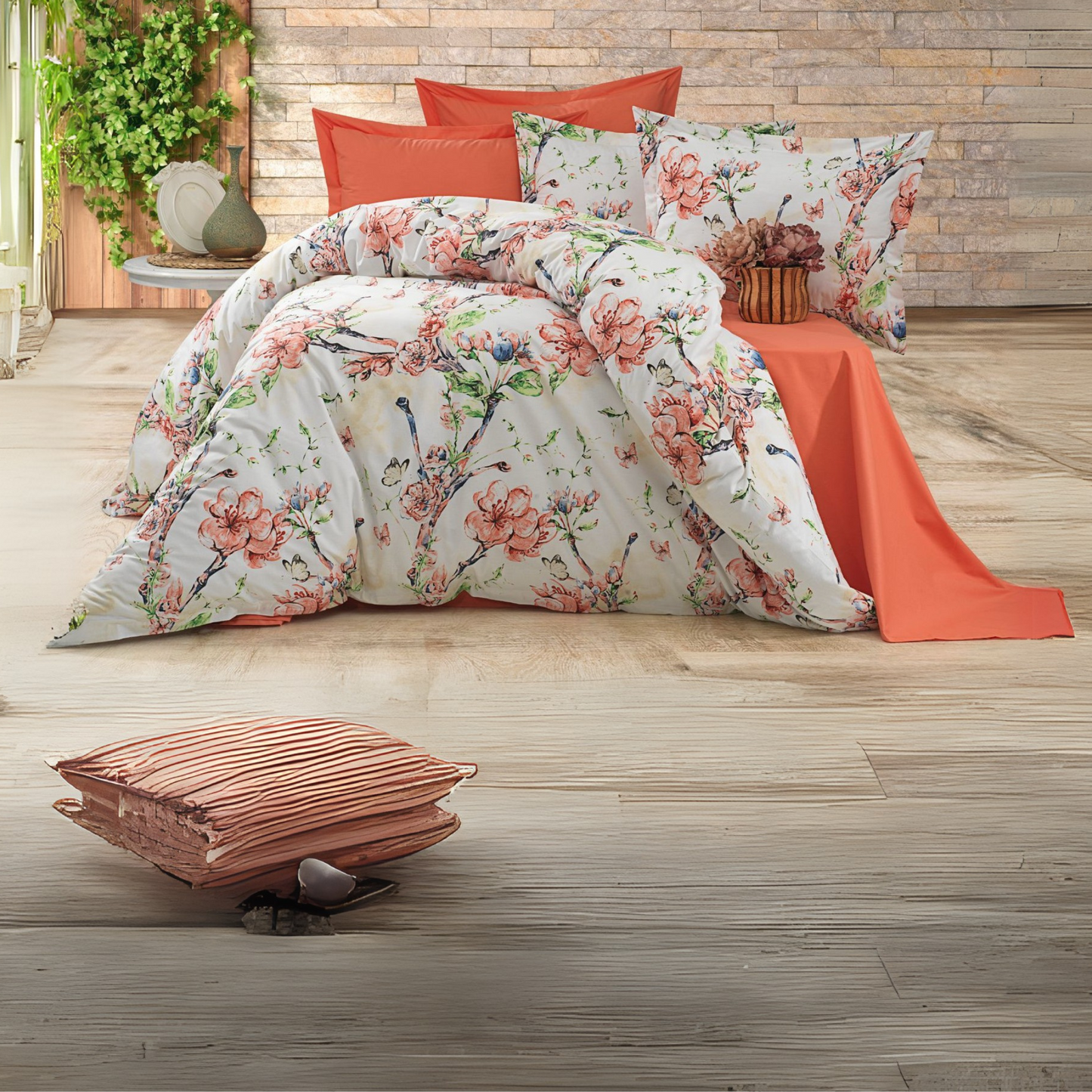 100% Cotton Bedding Set – Double & King Size, set of 6