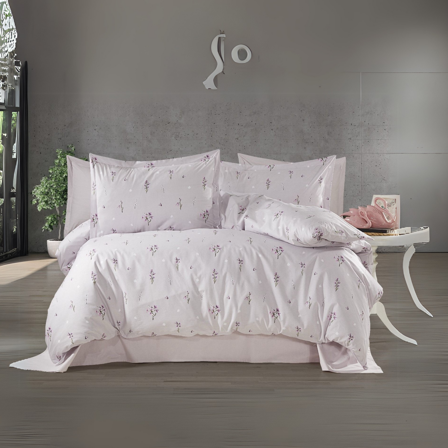 100% Cotton Bedding Set – Double & King Size, set of 6