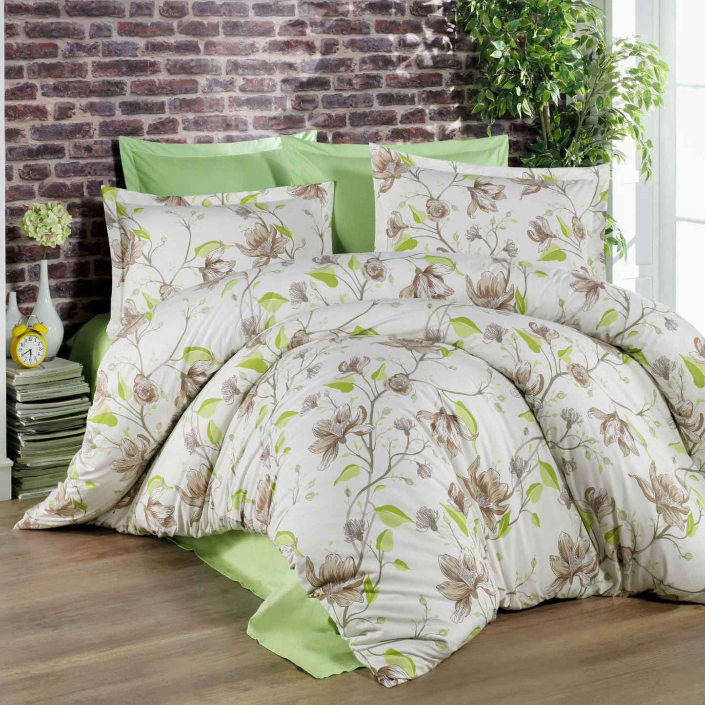 100% Cotton Bedding Set – Double & King Size, set of 6