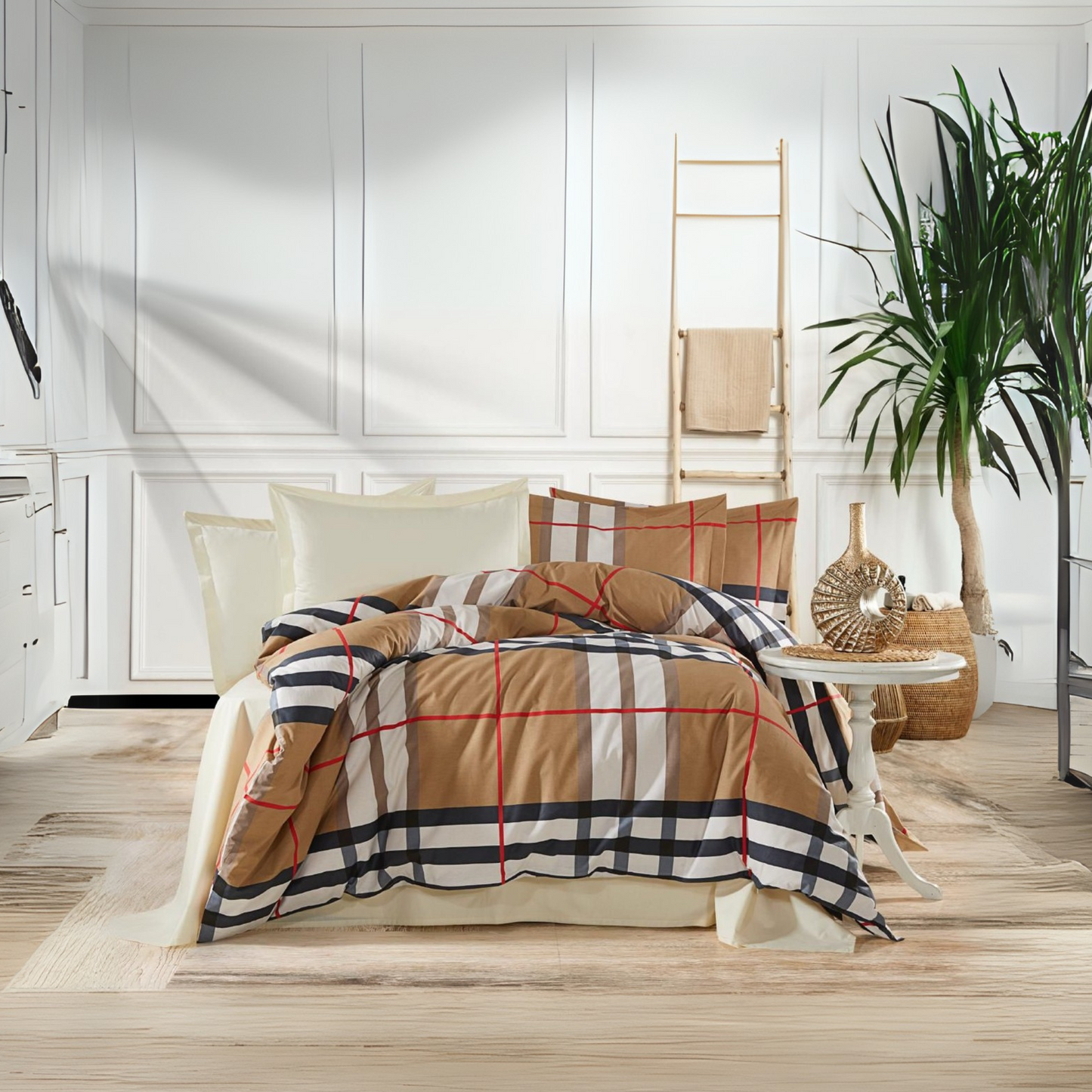 100% Cotton Bedding Set – Double & King Size, set of 6