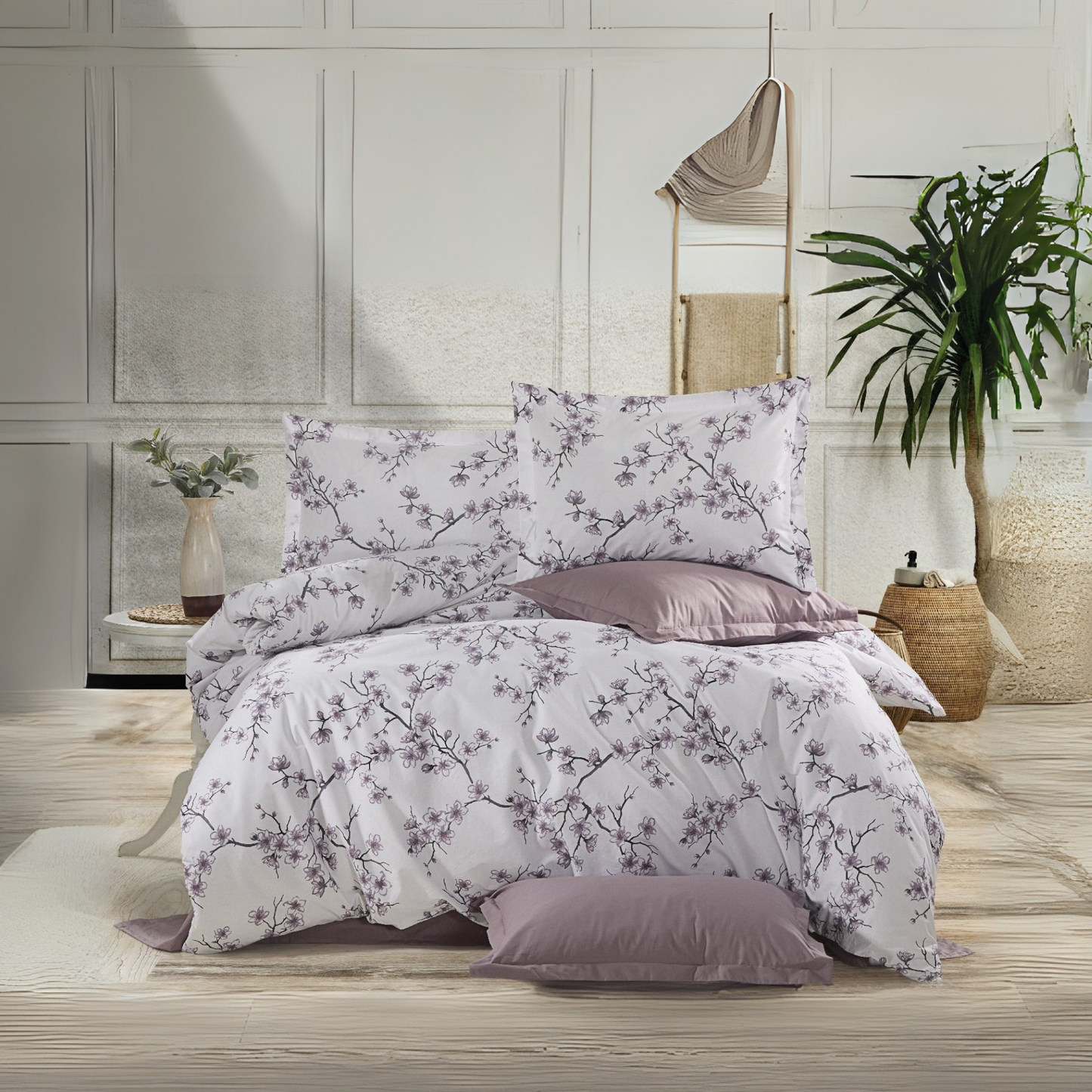 100% Cotton Bedding Set – Double & King Size, set of 6